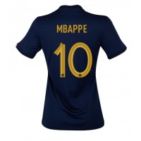 Billiga Frankrike Kylian Mbappe #10 Hemma fotbollskläder Dam VM 2022 Kortärmad
